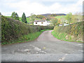 Lane to farm near Clolyn