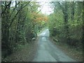 The old road to Rackenford crosses the Sturcombe River