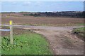 Footpath junction near Dargate