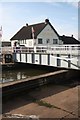 Keadby Lock swing bridge