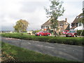 Looking across Ford Road into Nelson Row