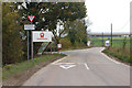 Approach road to Ufton landfill site