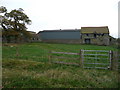 Older and newer barns at Woodlands