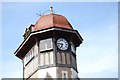 Close-up of the Warsash clocktower