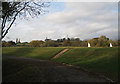 Willes Meadow reservoir with sailing boats