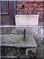 1GL bench mark and bolt on former Methodist Chapel