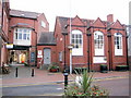 Nantwich Museum, and the entrance to The Cocoa Yard