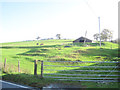 Hillside and gate next to Buttington Hall