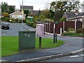 Mail box at road junction