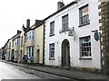 Opticians and coffee shop, on Market Street, Crewkerne