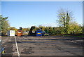 Recycling site, Yalding Station carpark