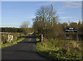 Throstle Nest Farm entrance near Burnby