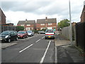 Looking along Fleet End Close towards Winterslow Drive