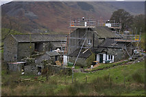 NY3103 : Renovations at Dale End Farm by Tom Richardson