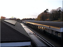 J2664 : Autumnal sunset at Lisburn Station by Dean Molyneaux