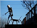 Neighbourhood Watch sculpture in Malmesbury