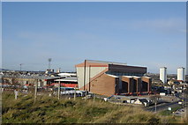 NJ9407 : Pittodrie Stadium viewed from Broad Hill by Bill Harrison