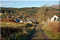 The track down to Strathpeffer