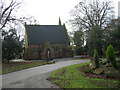 NZ3364 : Chapel in Jarrow Cemetery by Les Hull