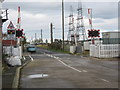 Greatham level crossing near Hartlepool