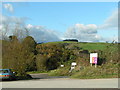 Parking area at Riverford Farm, Wash