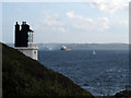 SW8431 : âSt Anthony Lighthouse and vessels at anchor by Tim Marshall