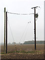 Transformer in field east of Fersfield Road