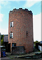 SJ9210 : Lock keeper's tower at Gailey, Staffordshire by Roger  D Kidd