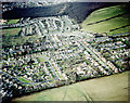 Aerial view of parts of Daws Heath and West Wood