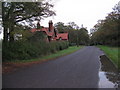 West Lodges at western entrance to Knepp Castle