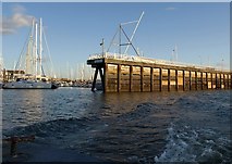SX4853 : Pier, Queen Anne's Battery by Derek Harper