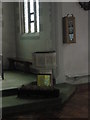 The font at St Coleman