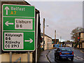 "C" road sign, Saintfield