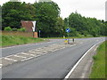 Looking N along the A256 at Eastry junction