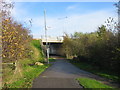 NZ3061 : Cycle path leading to underpass by Les Hull