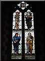 NY5261 : St. Martin's Church - stained glass window by Mike Quinn