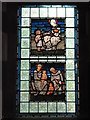 NY5261 : St. Martin's Church - stained glass window (6) by Mike Quinn