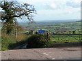 Beacon cross, looking towards Bradninch