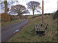 Bench, near Spunkie Cottage