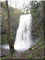 Henrhyd Falls in full flow