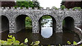 Ornamental bridge in the gardens of Drummond Castle, Crieff