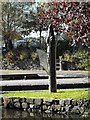 Sculpture by the canal at Welshpool Wharf