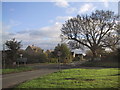 Crossroads on the A417 north of Meysey Hampton