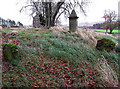 The remains of a church and burial ground near Cranshaws Farm