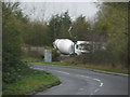 A bend in the minor road at Wendlebury to avoid the A34