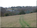 Footpath across the fields towards Ibstone