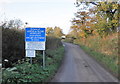 Warning sign, before level crossing