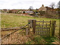 Footpath leading into Thornbrough