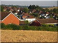 Farmland and houses, Amersham