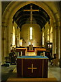 The Minster and Parish Church of Saint Mary and The Holy Cross, Alderminster, Altar. Interior